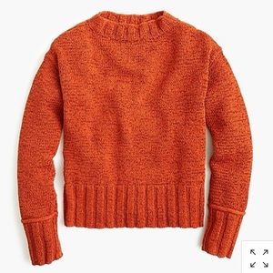 Point Sur Copper Wide Rib Crewneck Sweater S